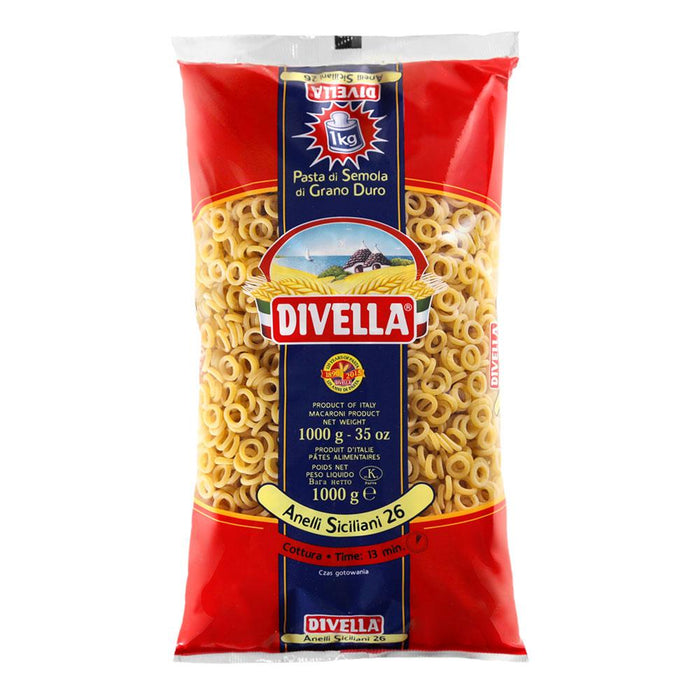 Divella Anelli Siciliani, #26, 2.2 lb | 1kg