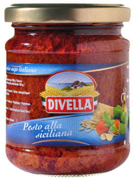 Divella Pesto alla siciliana, 190g Jar