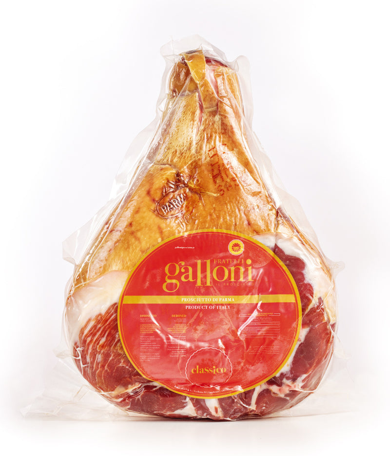 Galloni Red Label Prosciutto Di Parma, Boneless, Aged 16 months, Approx. 16-18 lb