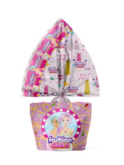 Dolgam Fashion Girls, Milk Chocolate Egg, Made in Italy, Fash300, 10 oz | 300g