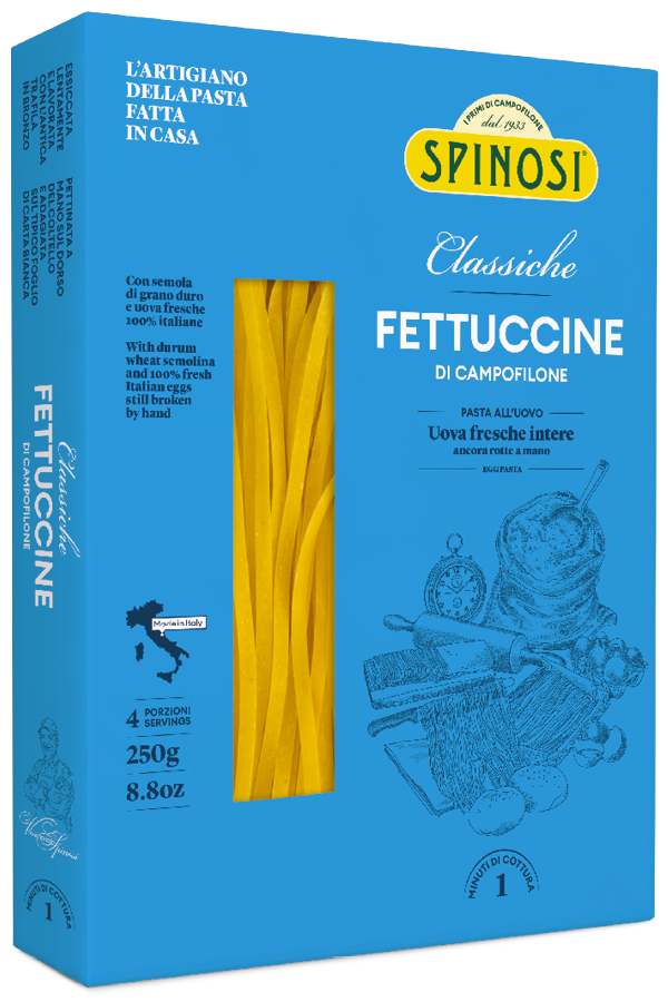 Spinosi Egg Fettuccine Pasta, 8.8 oz | 250g
