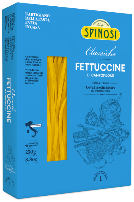 Spinosi Egg Fettuccine Pasta, 8.8 oz | 250g
