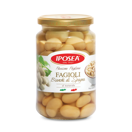Iposea Butter Beans, Bianchi di Spagna, 12.35 oz | 350g