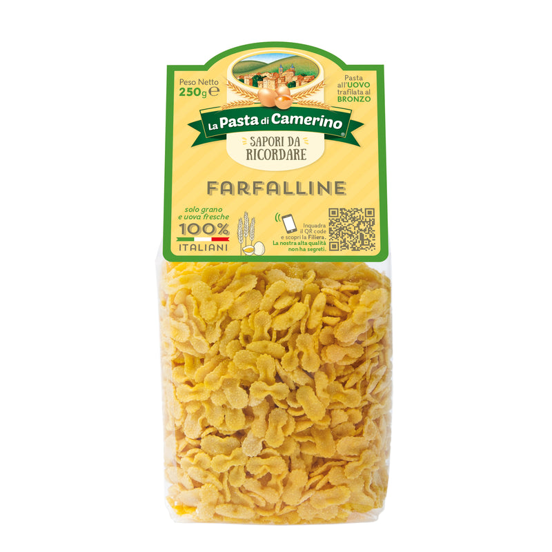 Copy of La Pasta di Camerino Farfalline Egg Pasta, Bronze Die, 17.6 oz | 500g