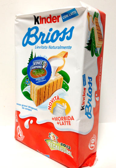 Ferrero Kinder Brioss Latte Pack of 10 x 0.98 Oz Pieces