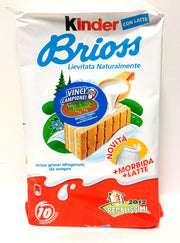 Ferrero Kinder Brioss Latte Pack of 10 x 0.98 Oz Pieces