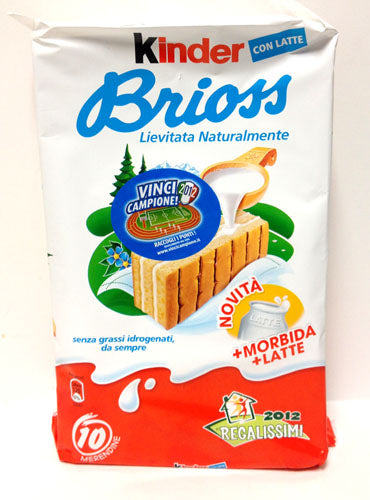 Ferrero Kinder Brioss Latte Pack of 10 x 0.98 Oz Pieces