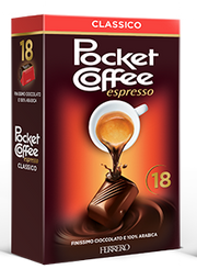 Ferrero Pocket Coffee Espresso, 18 Pack 225g