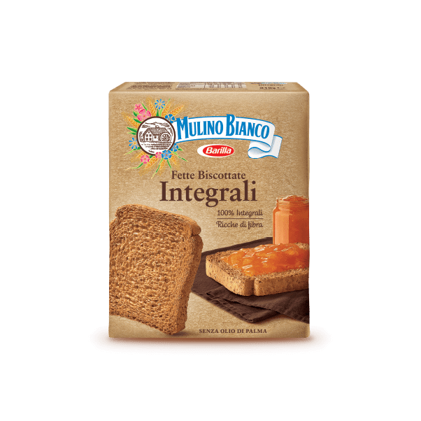 Mulino Bianco Fette Biscottate Intergrali, Whole Wheat Toast, 11 oz | 315g