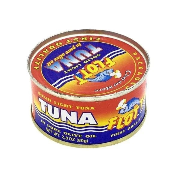 Flott Tuna Fillets in olive oil Can 2.8 oz. | 80g