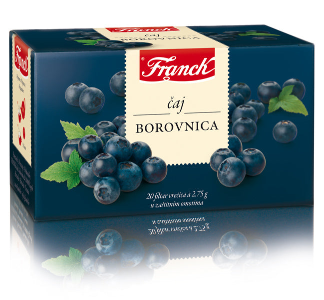 Franck Borovnica (Blueberry) Tea, 20 Bags, 55g