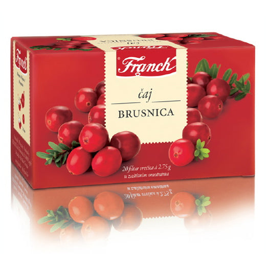 Franck Brusnica (Cranberry) Tea, 20 Bags, 55g