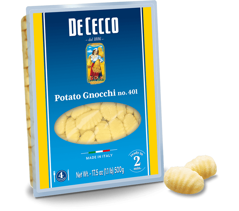 De Cecco Potato Gnocchi, #401, 17.5 oz | 500g