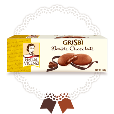 Matilde Vicenzi Grisbi Double Chocolate, 5.30 oz | 150g