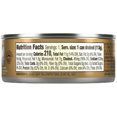 Genova Tuna in Olive Oil, 5 oz. Can