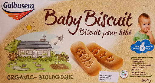 Galbusera Organic Baby Biscuit, 360g — Piccolo's Gastronomia Italiana
