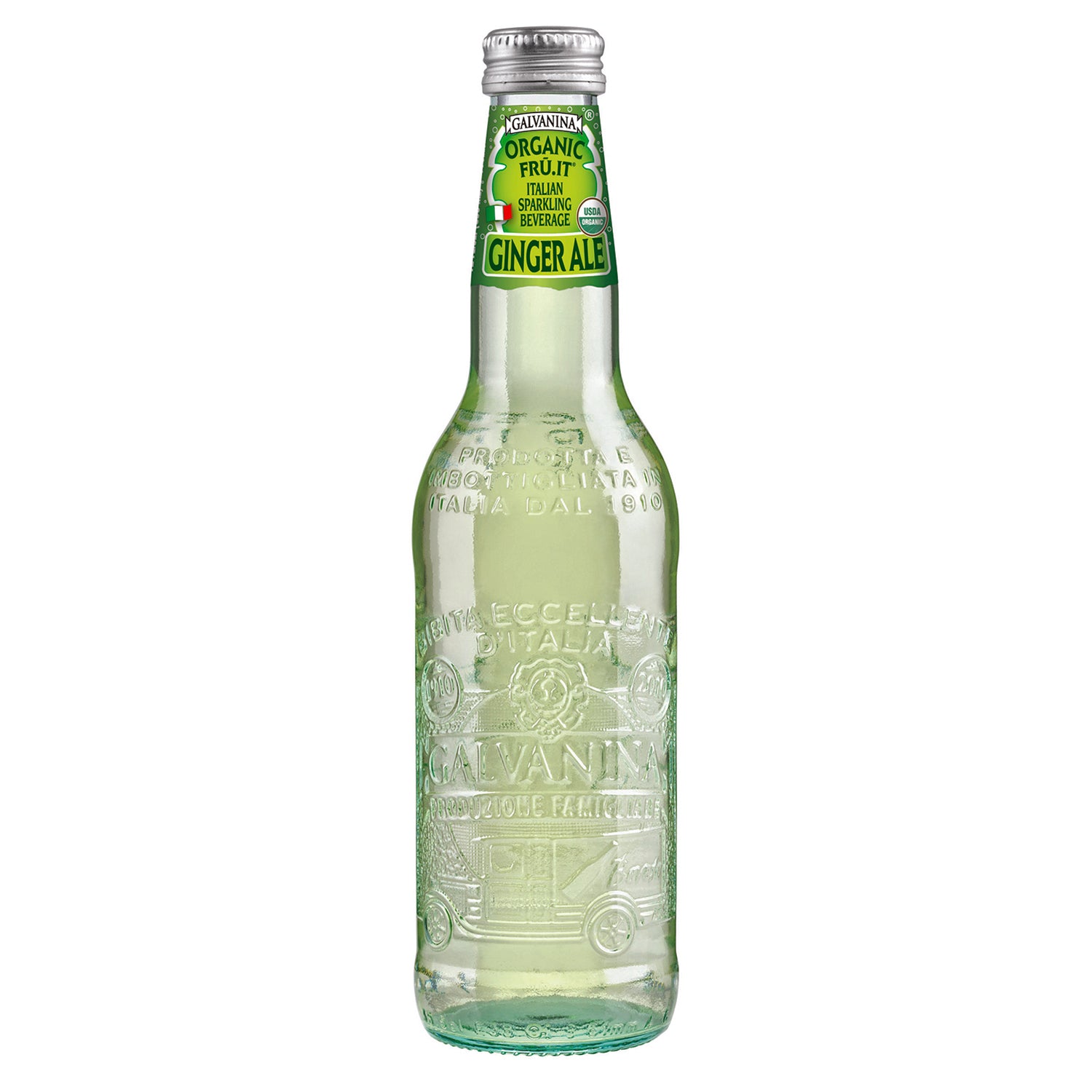 Galvanina Organic Ginger Ale, 12 fl oz | 355 mL — Piccolo's
