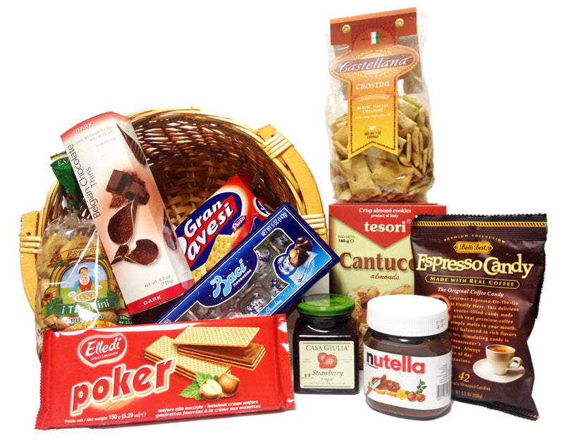 Italian Snack Gift Basket Perfect for Offices