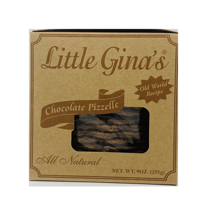 Little Gina's Chocolate Pizzelle, 9 oz | 255g