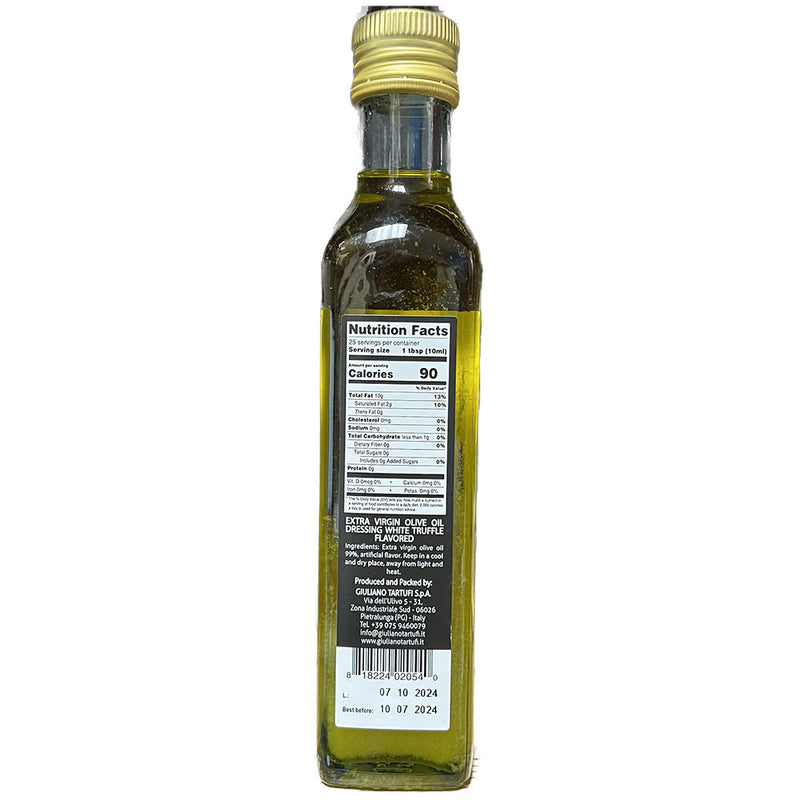 Giuliano Tartufi White Truffle Oil, 8.79 oz | 250 ML