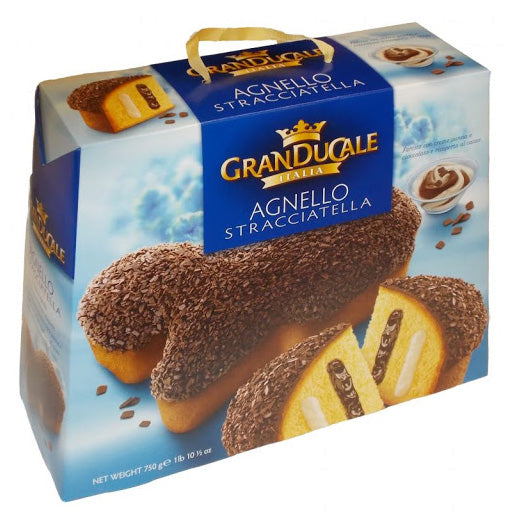 Granducale Agnello Stracciatella, filled w/ Cream & Chocolate Coloma, 26.45 oz | 750 gr