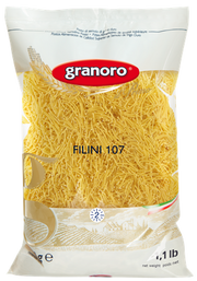 Granoro Cut Cappellini (Filini) Pasta  #107, 1lb