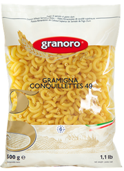 Granoro Elbows (Gramigna Coquillettes) Pasta  #49, 1lb