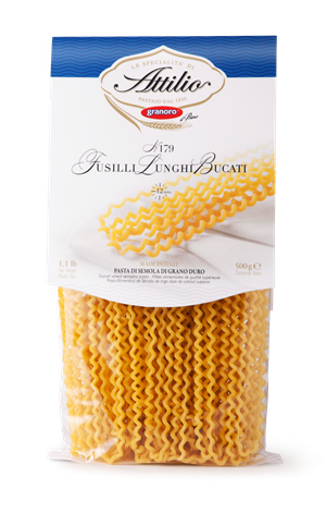 Granoro Attilio Fusilli Lunghi Bucati Pasta  #179, 1.1lb
