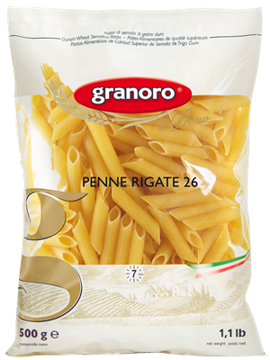 Granoro Pennette Rigate Pasta  #26, 1lb