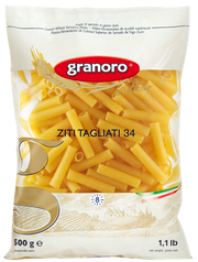 Granoro Cut Ziti Pasta  #34, 1lb
