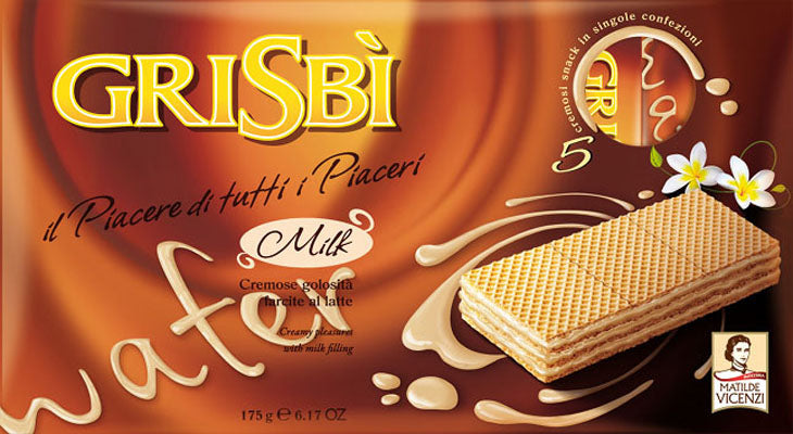Grisbi Wafer Milk 175g — Piccolo's Gastronomia Italiana