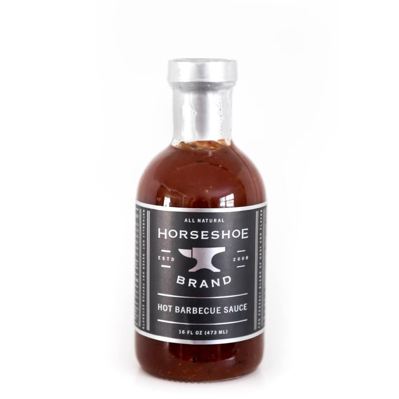 Horseshoe Brand Hot Barbecue Sauce, 16 oz | 473 ml