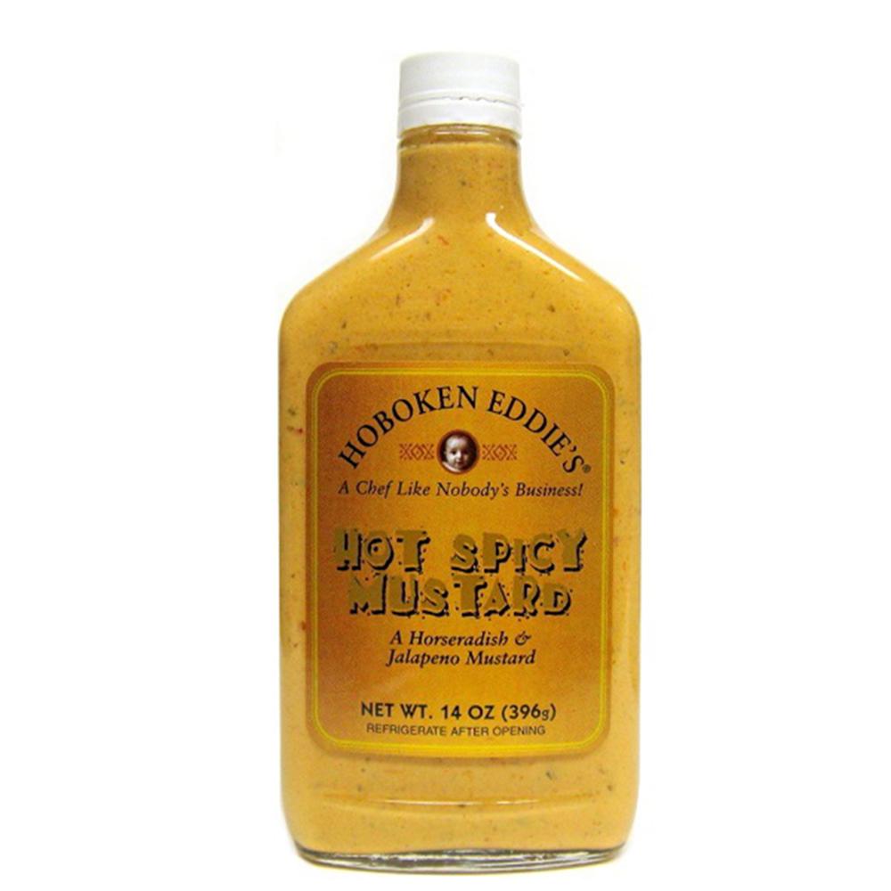 Hoboken Eddie's Hot Spicy Mustard, 14 oz | PiccolosNJ.com