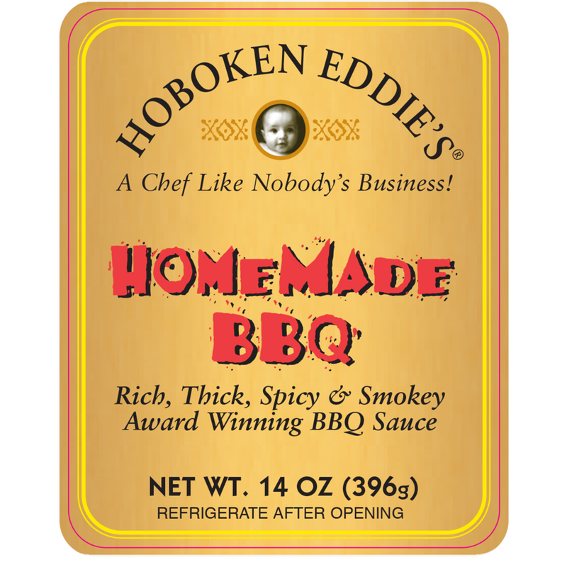 Hoboken Eddie's Homemade BBQ 14oz
