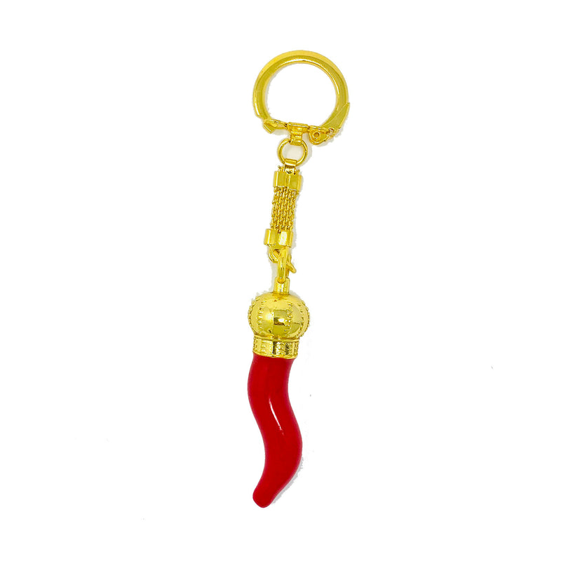 Italian Horn Keychain – Small, Metal – Cornicello