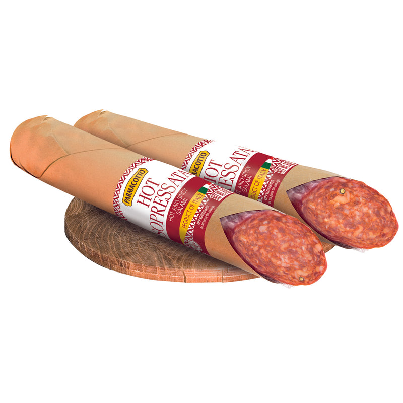 Parmacotto Hot Sopressata, 8 oz