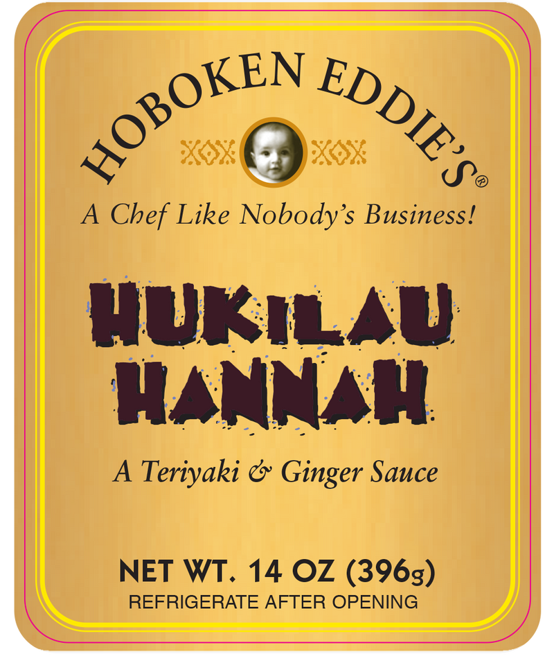 Hoboken Eddie's Hukilau Hannah, Teriyaki & Ginger Sauce, 14 oz
