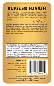 Hoboken Eddie's Hukilau Hannah, Teriyaki & Ginger Sauce, 14 oz