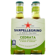 SanPellegrino Soda, Cedrata Citron, 6.8 oz, 4 pack