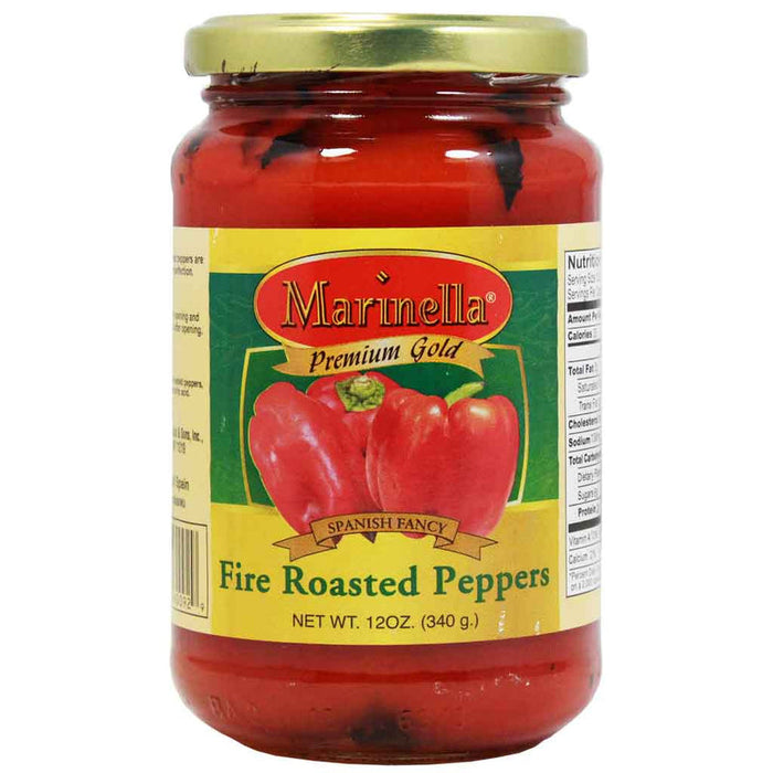 Marinella Fire Roasted Peppers, 12 oz