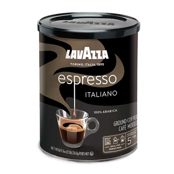 LavAzza Caffe Espresso, Ground Coffee, 8 oz Can