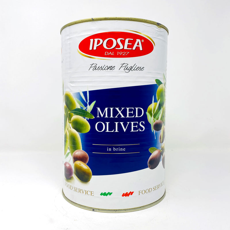Iposea Mixed Olives in Brine, 148.15 oz | 4200g