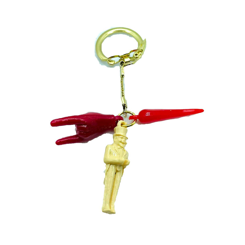 Italian Triple Horn Keychain – Man, Pepper, Hand