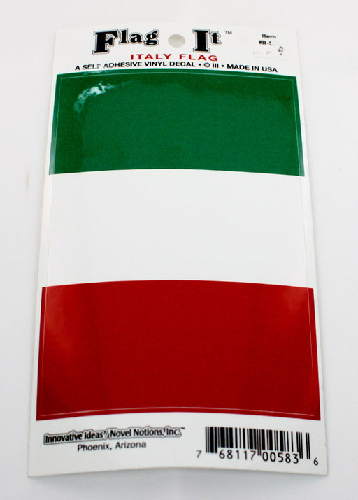 Italian Flag Car Decal