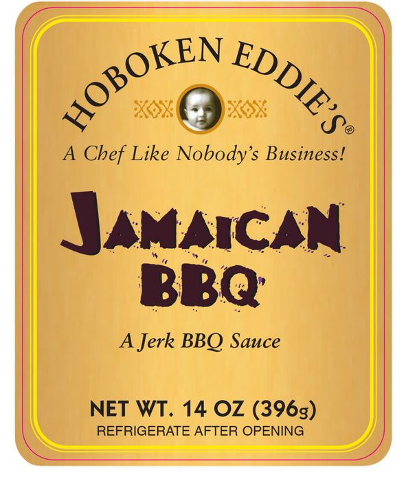 Hoboken Eddie's Jamaican BBQ, 14 oz