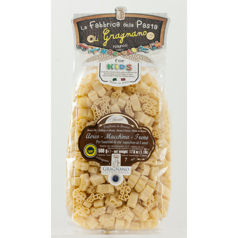 La Fabbrica Della Pasta Auto Pasta for Kids, Auto #465, 17.6 oz | 500g