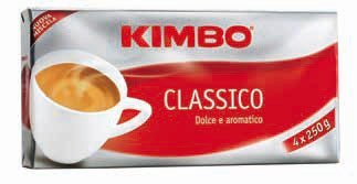 CAFFE KIMBO CLASSICO IN POLVER E 250G X 2 X 10 - Gusti d'Italia