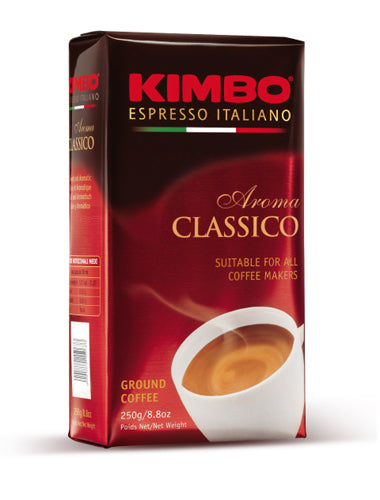 Caffe Kimbo Espresso Italiano Aroma Classico, 250g Brick