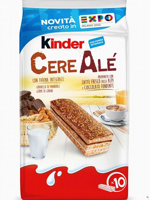 Kinder Cere Ale Con Farina Integrale, 10 pack
