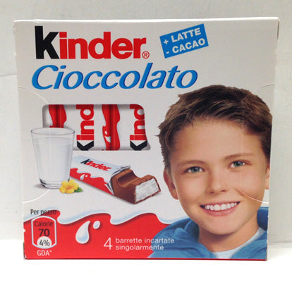 Kinder Chocolate, 4 bars, 50g